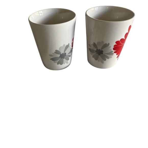 RSW INTERNATIONAL LIMITED POPPY PRINT TEA/COFFEE MUGS 4X3 SET OF 2 - Picture 2 of 10